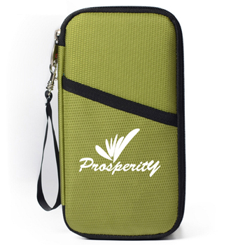 Documents Credit Card Organizer Wristlet Purse